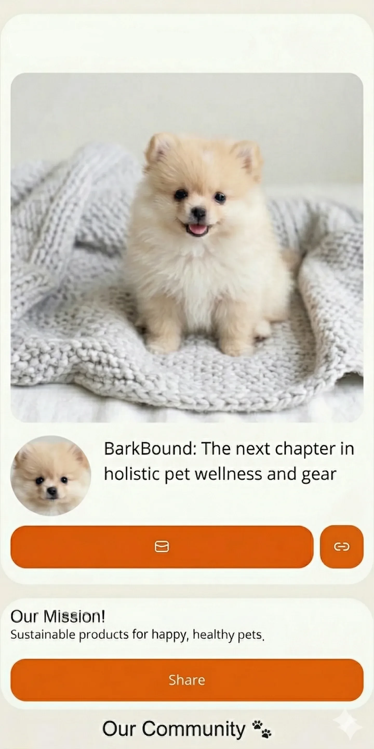 Marketing template — product story